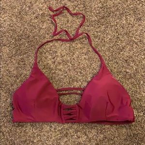 Burgundy large cupshe bikini!